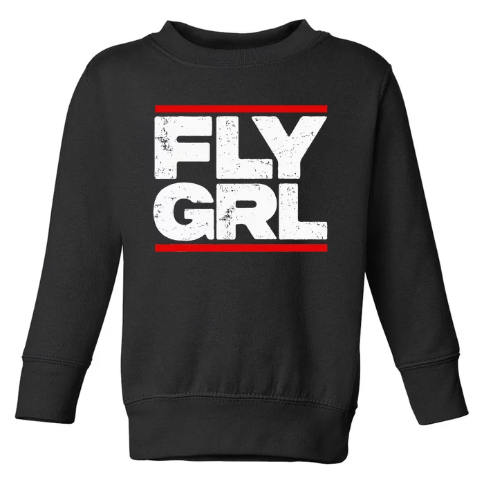 Fly Grl Survival Of The Thickest Mavis Beamont Toddler Sweatshirt