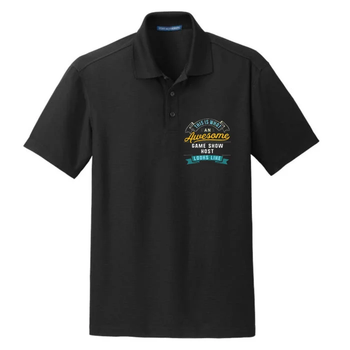 Funny Game Show Host Awesome Job Occupation Graduation Dry Zone Grid Performance Polo