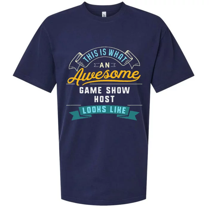 Funny Game Show Host Awesome Job Occupation Graduation Sueded Cloud Jersey T-Shirt