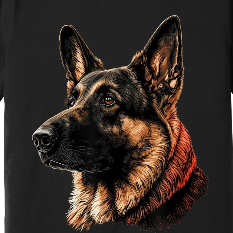 Funny German Shepherd Dog Premium T-Shirt