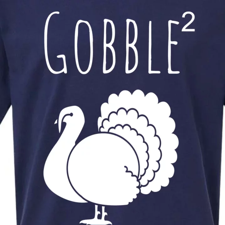 Funny Gobble Squared Turkey Day Thanksgiving Hunter Great Gift Sueded Cloud Jersey T-Shirt