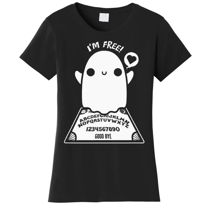 Funny Ghos Summoning Spirits Halloween Ouija Board Women's T-Shirt