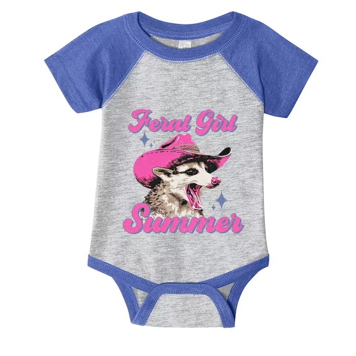 Feral Girl Summer Opossum Infant Baby Jersey Bodysuit