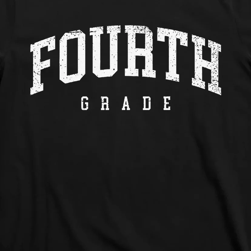 Fourth Grade Squad 4th Grade Team Retro First Day Of School Gift T-Shirt