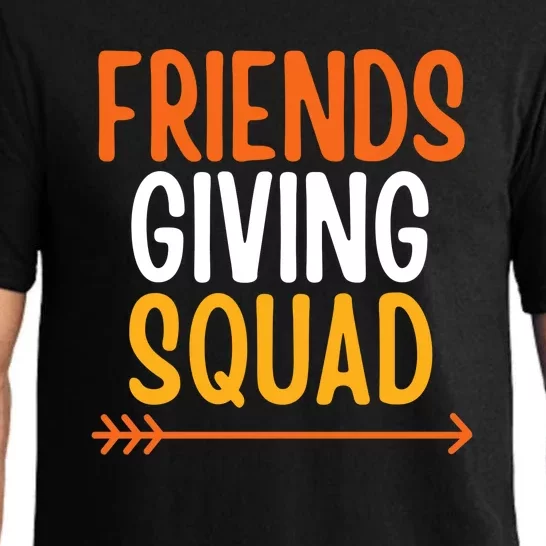 Friends Giving Squad Funny Pajama Set