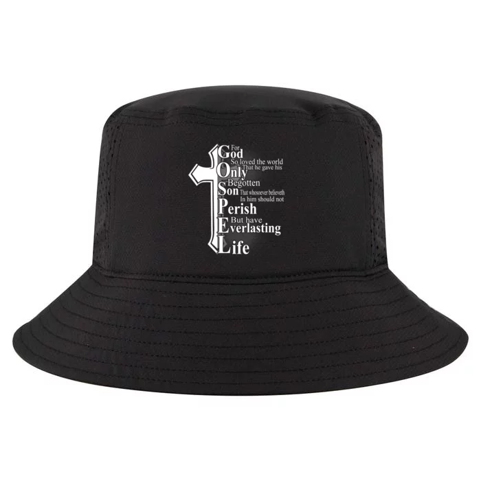 For God So Loved The World That He Gave Cool Comfort Performance Bucket Hat