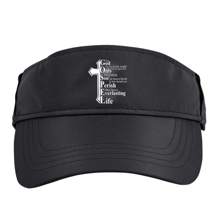 For God So Loved The World That He Gave Adult Drive Performance Visor