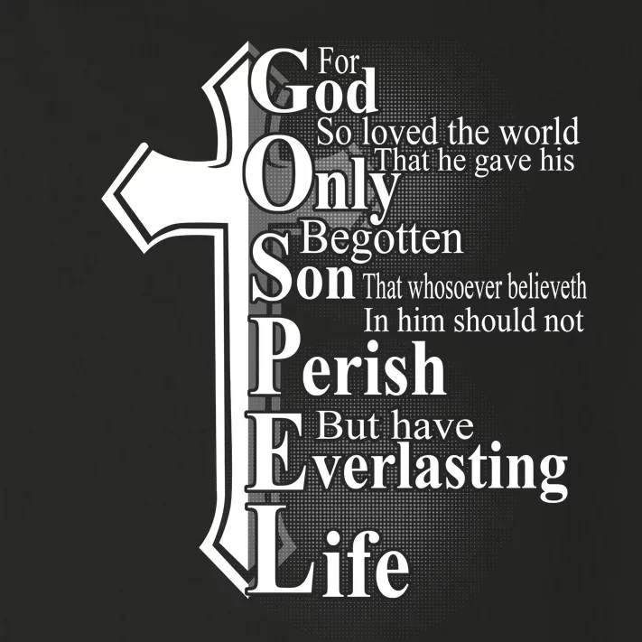 For God So Loved The World That He Gave Toddler Long Sleeve Shirt