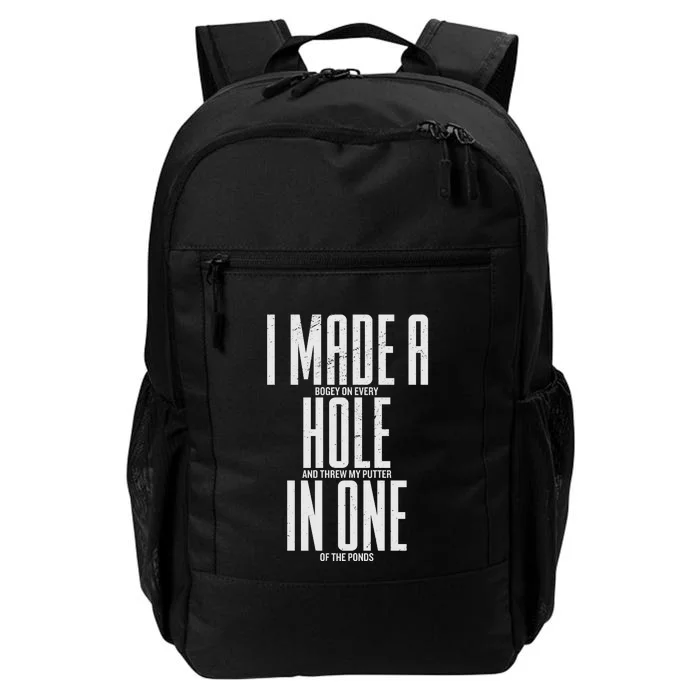 Funny Golf Shirts For Men Women Hole In One Golf Daily Commute Backpack