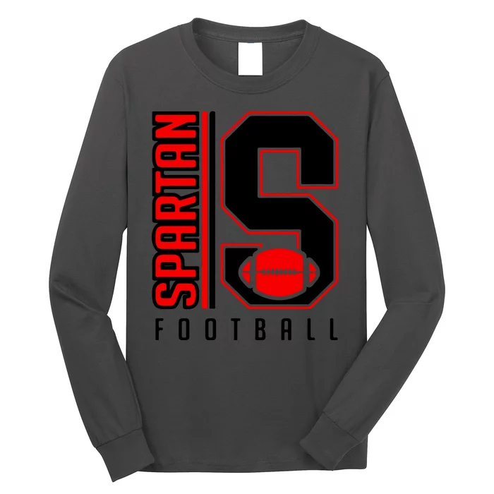 Football Gift, Spartan Football Long Sleeve Shirt