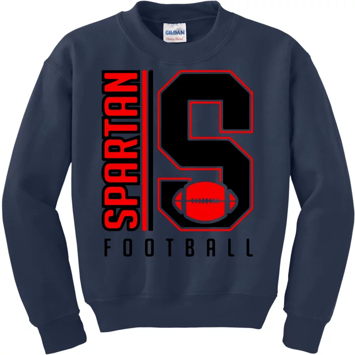 Football Gift, Spartan Football Kids Sweatshirt