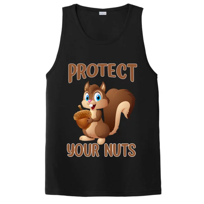 Food Gift Squirrel Protect Your Nuts Squirrel Performance Tank