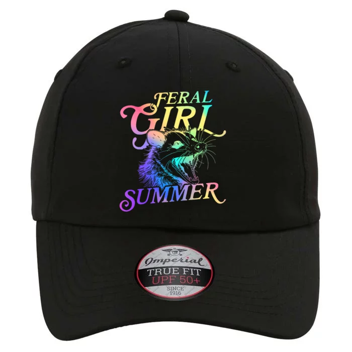 Feral Girl Summer Opossum Tie Dye Pastel Color The Original Performance Cap