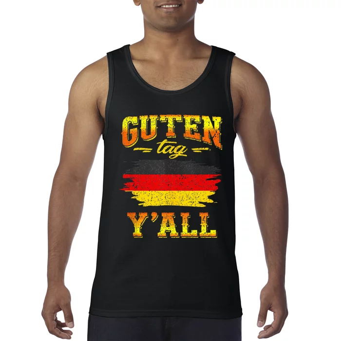 Funny German Saying Quote Joke Germany Flag Tank Top