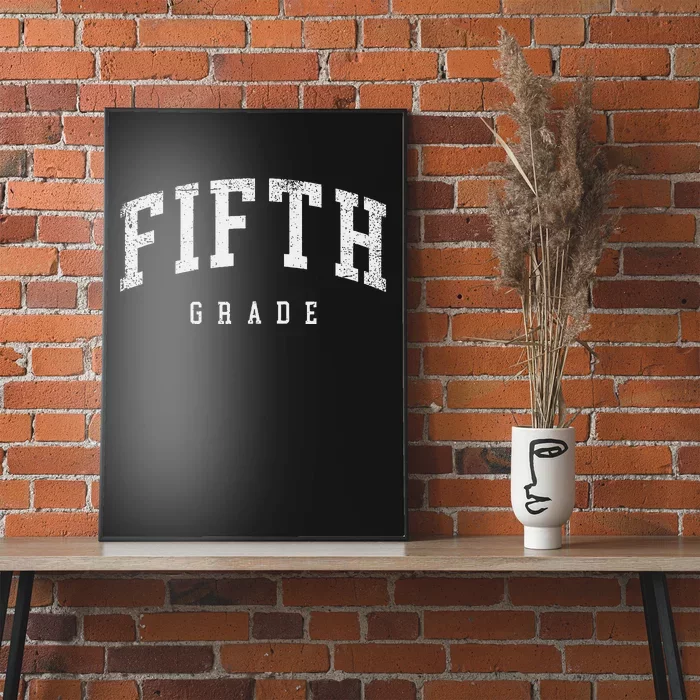 Fifth Grade Squad 5th Grade Team Retro First Day Of School Poster