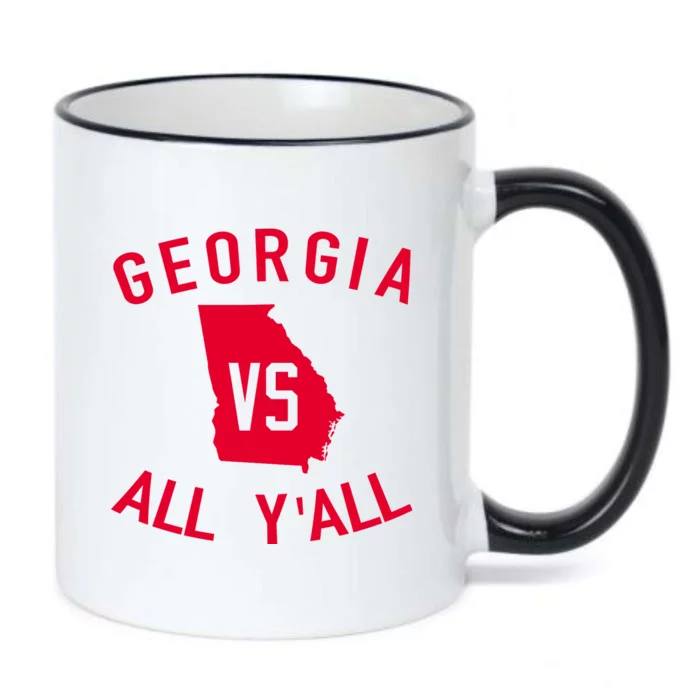 Funny Georgia Shirt Georgia Vs All Y'all Black Color Changing Mug