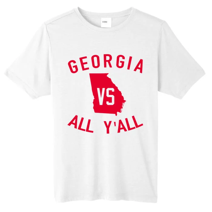 Funny Georgia Shirt Georgia Vs All Y'all ChromaSoft Performance T-Shirt