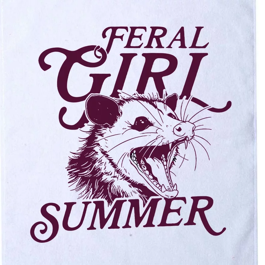 Feral Girl Summer Opossum Platinum Collection Golf Towel