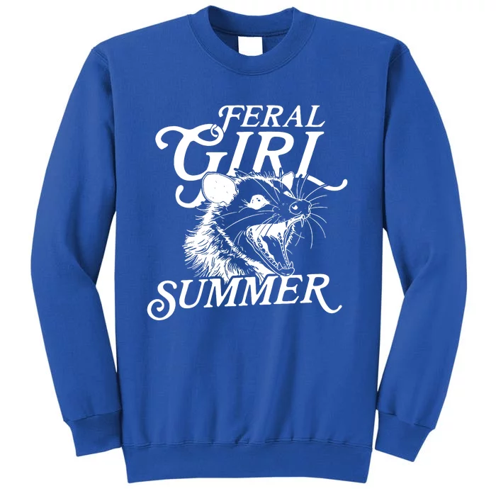 Feral Girl Summer Opossum Tall Sweatshirt