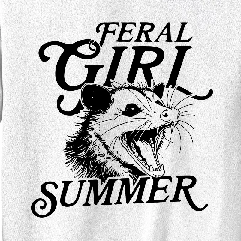 Feral Girl Summer Opossum Sweatshirt