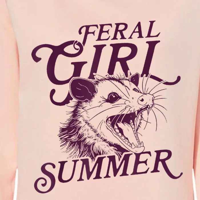 Feral Girl Summer Funny Womens California Wash Sweatshirt