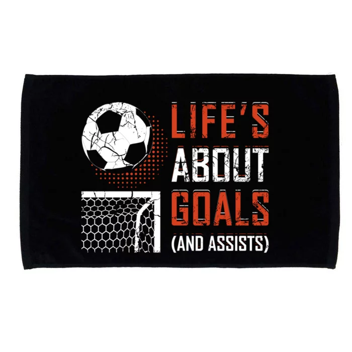 Funny Gift Soccer Lover Soccer Player Fans Coaches Microfiber Hand Towel