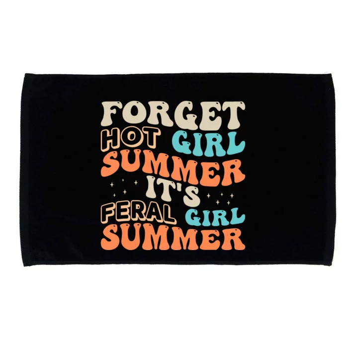 Forget Girl Summer ItS Feral Girl Summer Microfiber Hand Towel