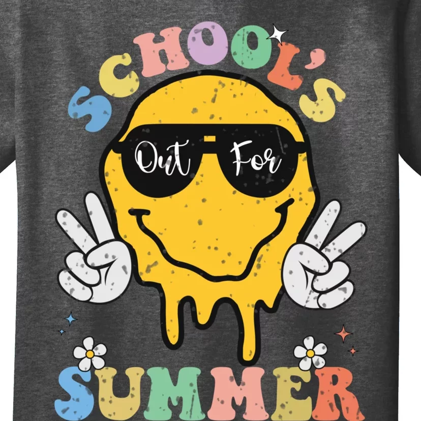 Funny Groovy Schools Out For Summer Graduation Teacher T-Shirt