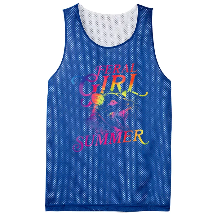 Feral Girl Summer Mesh Reversible Basketball Jersey Tank