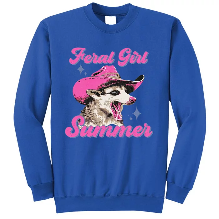 Feral Girl Summer Opossum Tall Sweatshirt