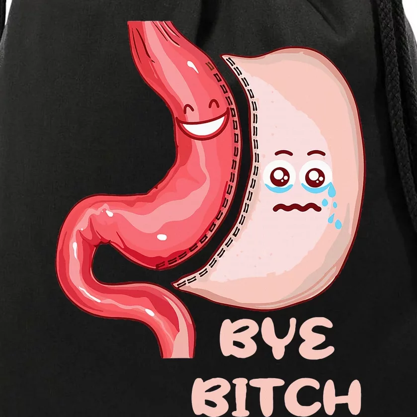 Funny Gastric Sleeve Bariatric Vsg Surgery Gastric Awareness Drawstring Bag