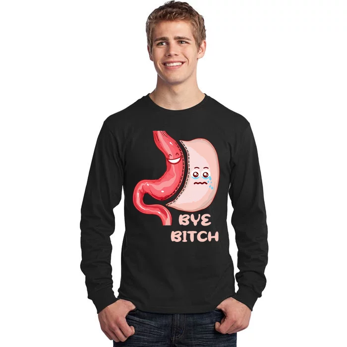 Funny Gastric Sleeve Bariatric Vsg Surgery Gastric Awareness Tall Long Sleeve T-Shirt