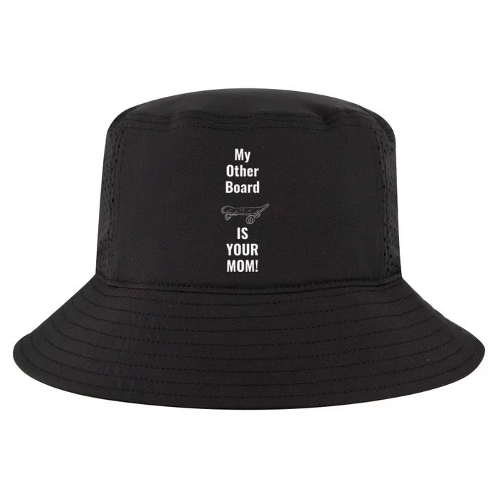 Funny Gift Skateboard Design Tribute to Mother's Who Skate Cool Comfort Performance Bucket Hat