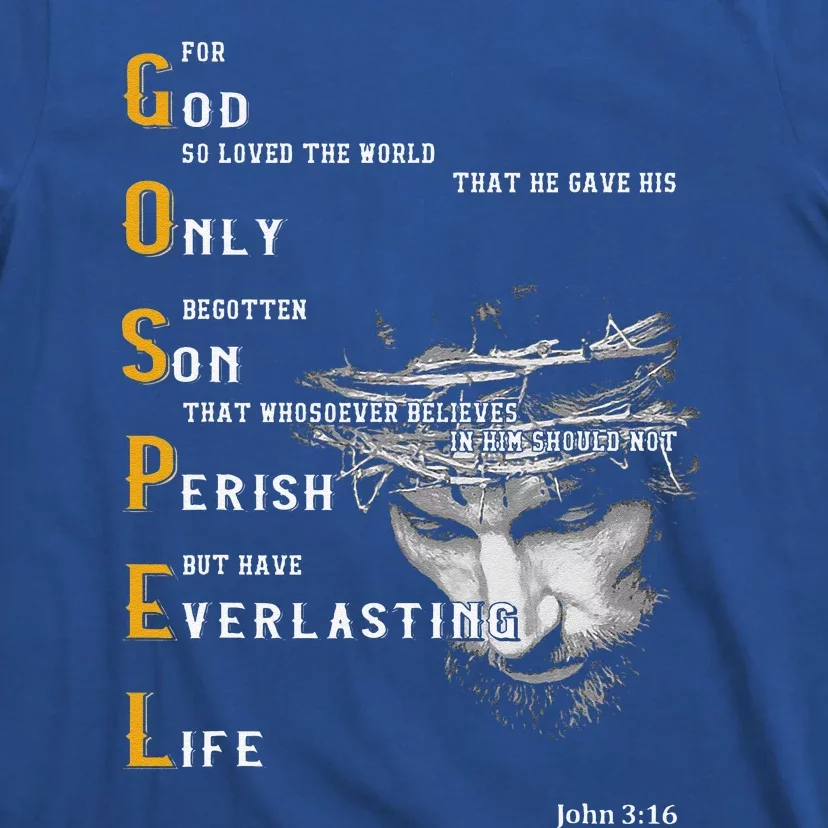 For God So Loved The World Love Jesus Christian T-Shirt