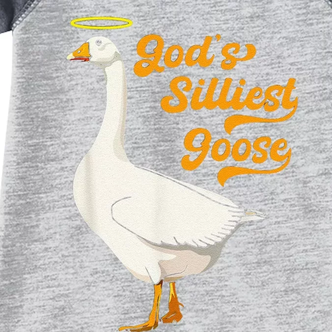 Funny GodS Silliest Goose Funny Infant Baby Jersey Bodysuit