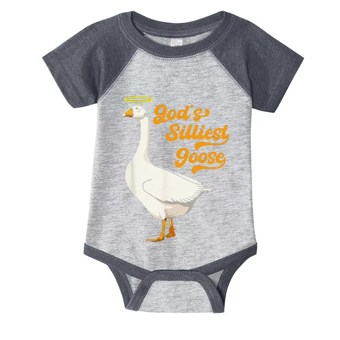 Funny GodS Silliest Goose Funny Infant Baby Jersey Bodysuit