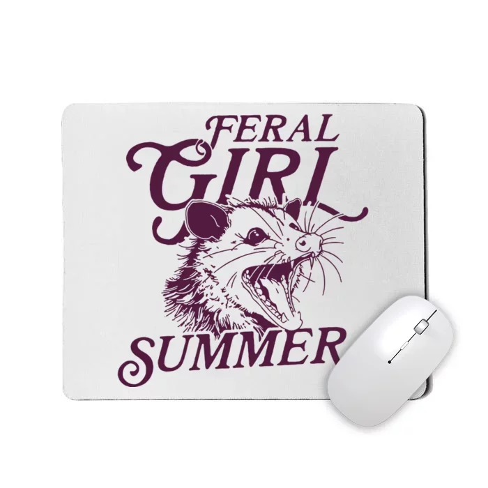 Feral Girl Summer Mousepad