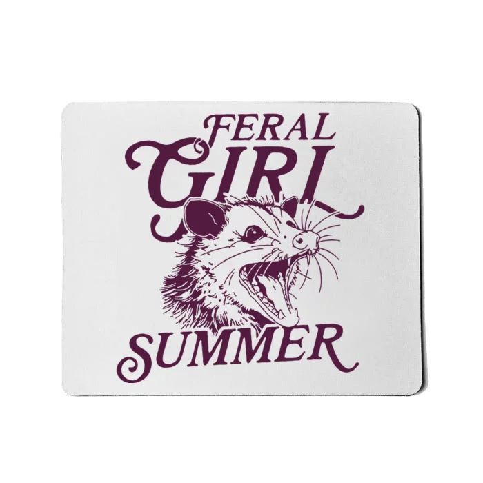 Feral Girl Summer Mousepad