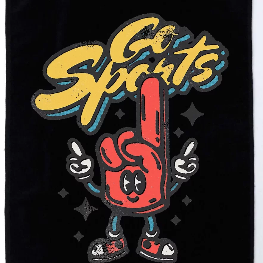 Funny Go Sports Foam Finger Platinum Collection Golf Towel