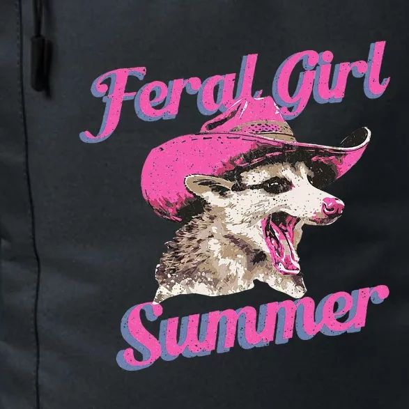 Feral Girl Summer Retro Possum Daily Commute Backpack