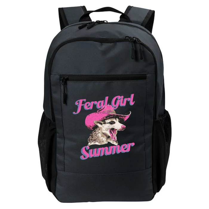 Feral Girl Summer Retro Possum Daily Commute Backpack