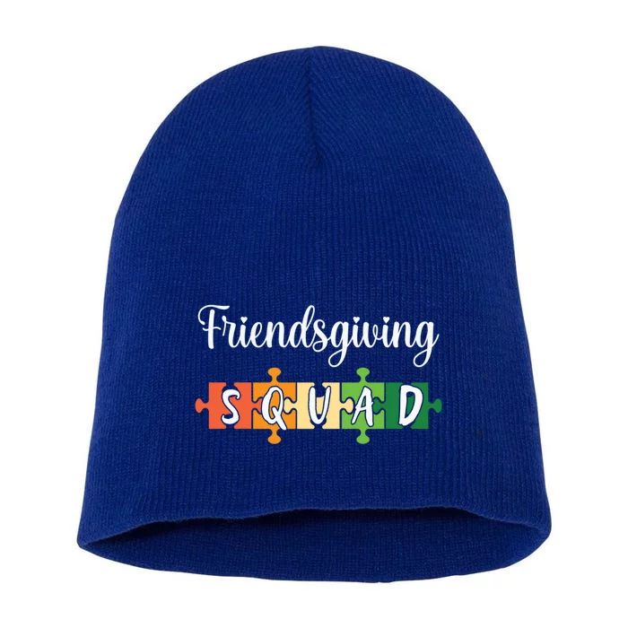 Friends Giving Squad Funny Best Friend Gift Short Acrylic Beanie