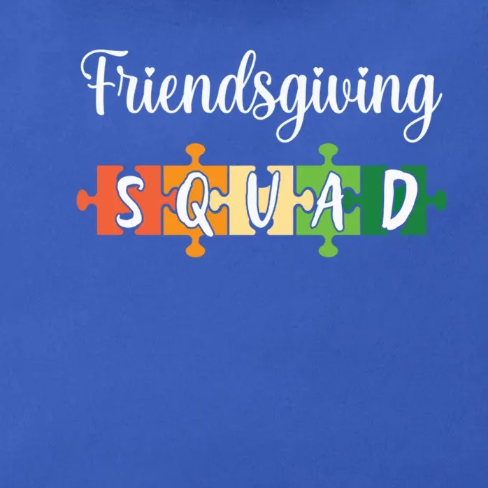 Friends Giving Squad Funny Best Friend Gift Zip Tote Bag