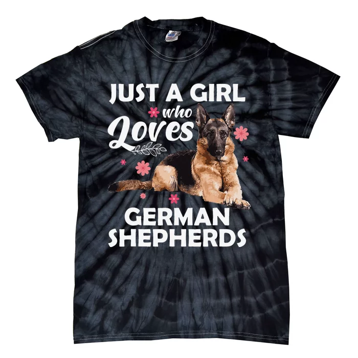 Funny German Shepherd Art Dog Lovers Tie-Dye T-Shirt