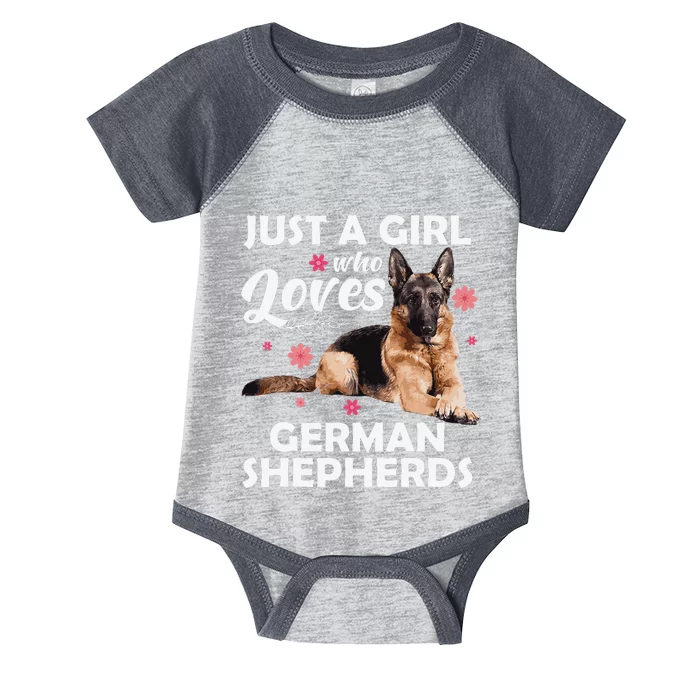 Funny German Shepherd Art Dog Lovers Infant Baby Jersey Bodysuit