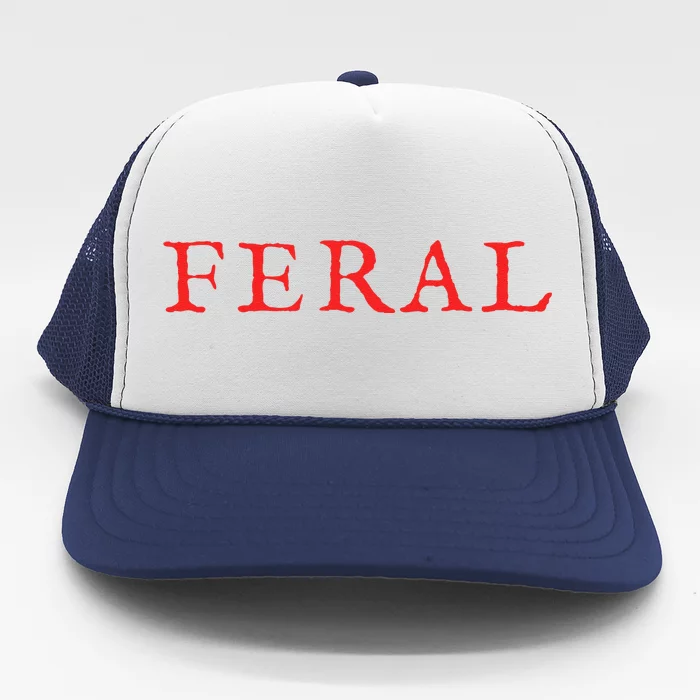 Feral Girl Summer Trucker Hat