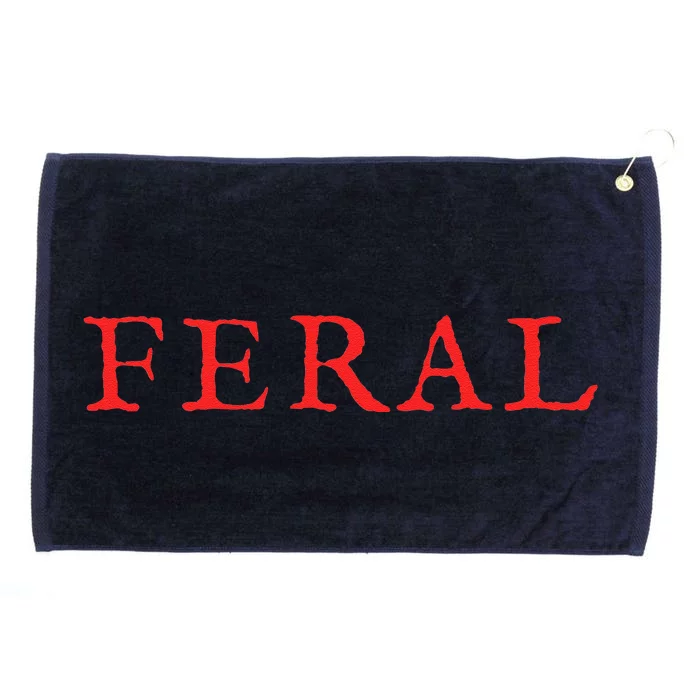 Feral Girl Summer Grommeted Golf Towel