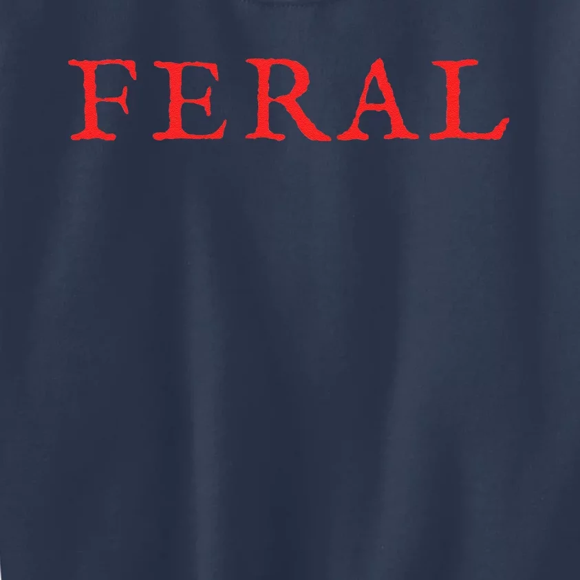 Feral Girl Summer Kids Sweatshirt