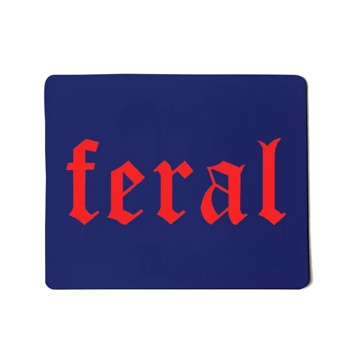 Feral Girl Summer Mousepad