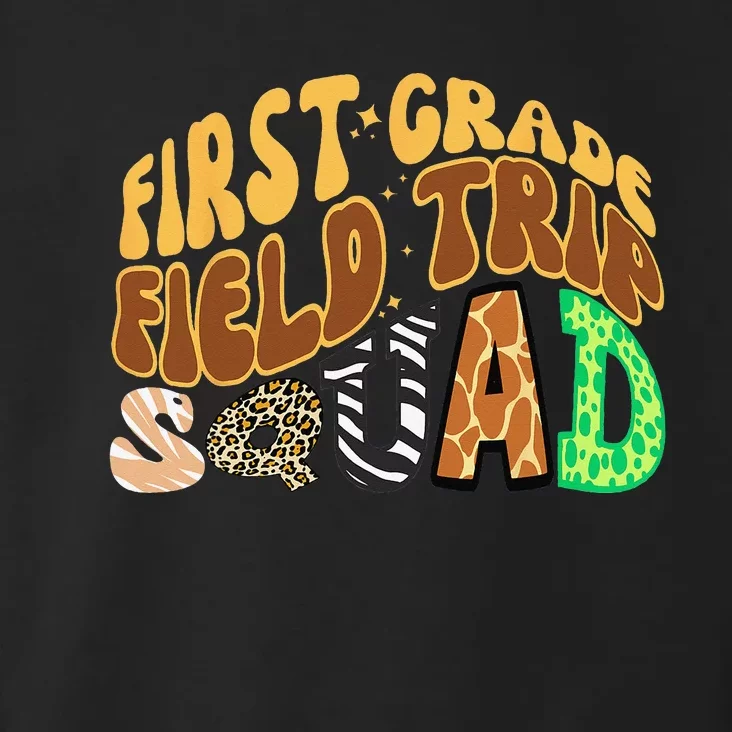 First Grade Students School Zoo Field Trip Squad Matching Toddler Hoodie